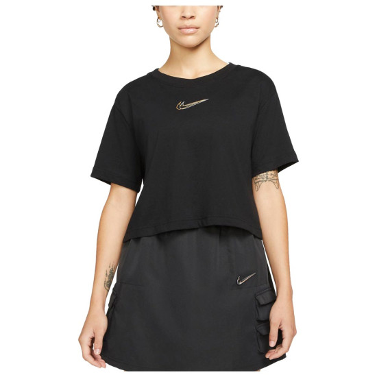 Nike Γυναικεία κοντομάνικη μπλούζα crop